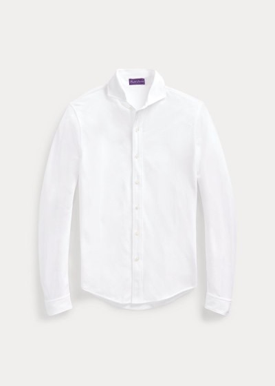 Men's Ralph Lauren Keaton Washed Piqué Shirts | 406583RGQ